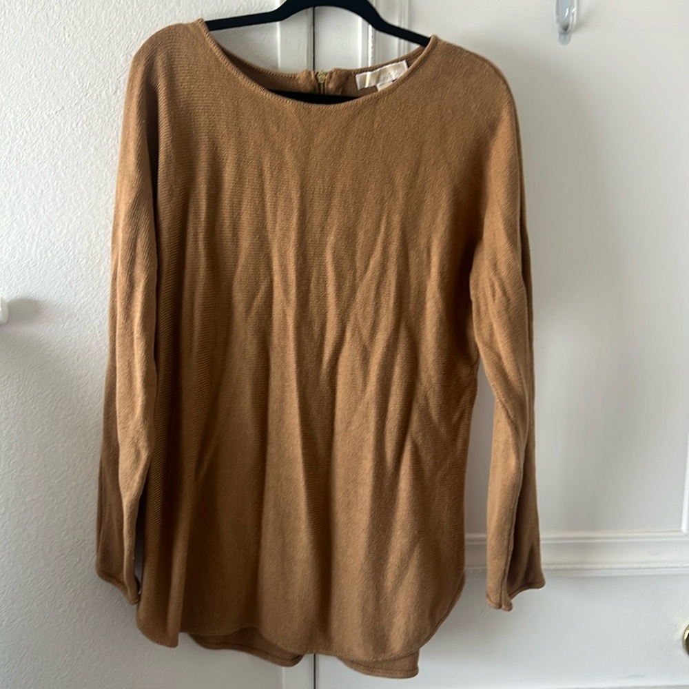 Michael Kors Sweater, Large, Tan, Long Sleeved, New w/o Tags